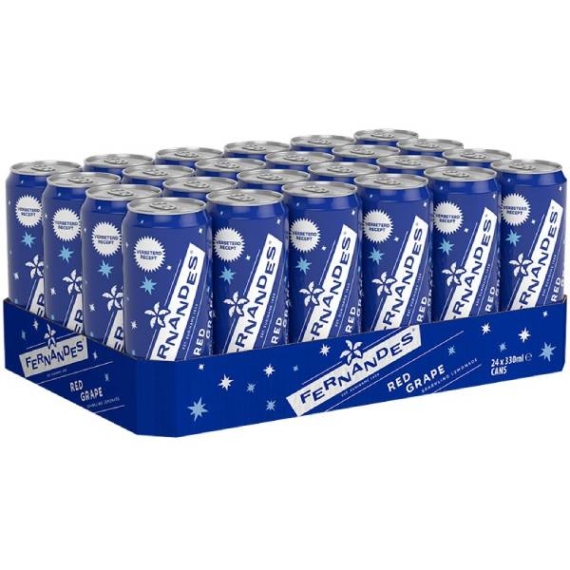 Fernandes Red Grape 24x330ml