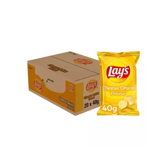 Lays Cheese Onion 20x40g - Afbeelding 2