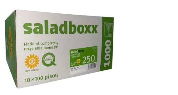Saladboxx 250cc 10x100st